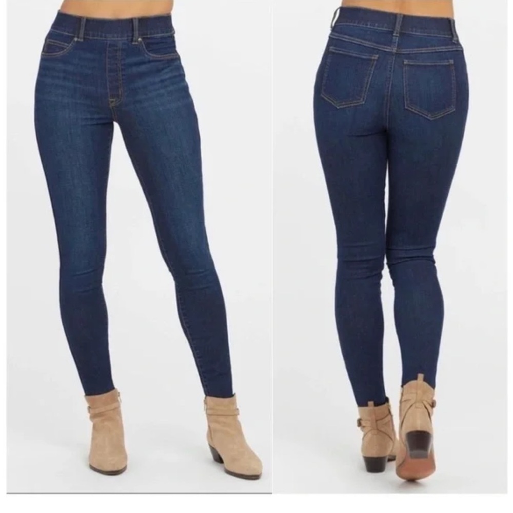 SPANX Dark Blue Skinny Jeans